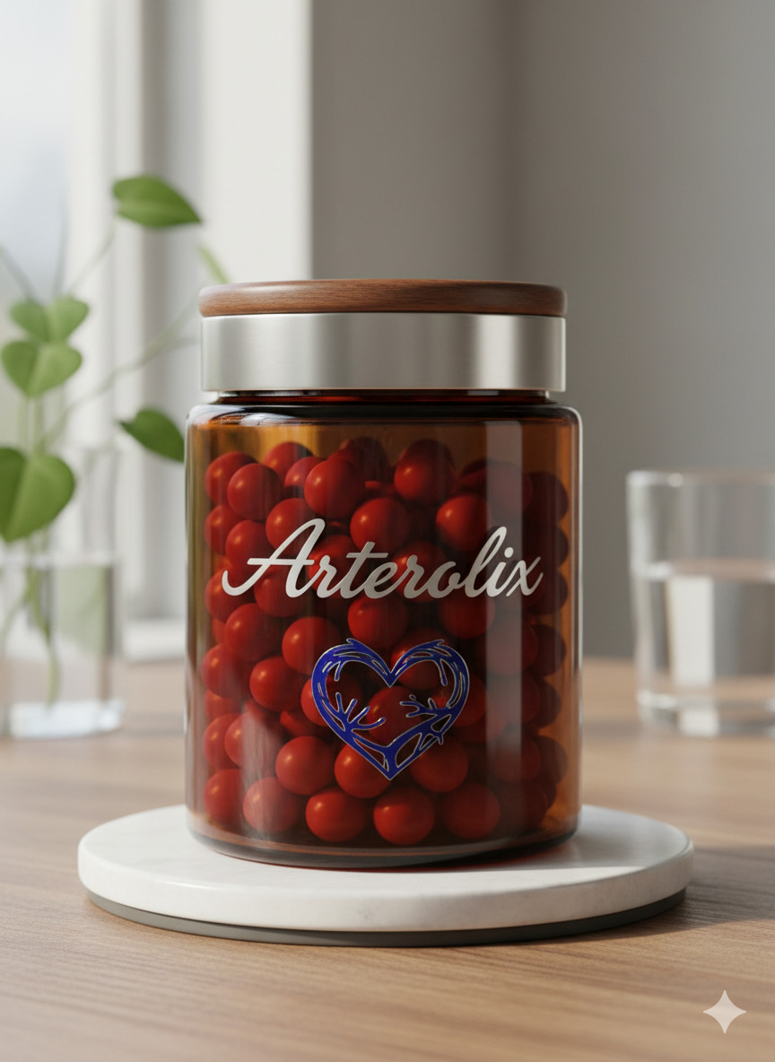 Arterolix supplement packaging for blood pressure support